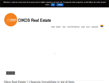 Tablet Screenshot of oikosimmobiliare.com